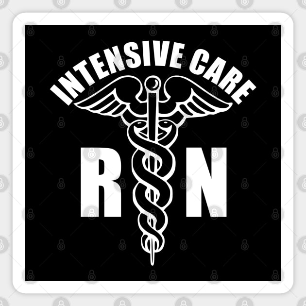 ICU Nurse - Intensive Care Unit RN Caduceus Magnet by BDAZ